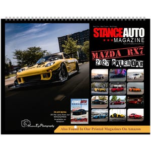 Stance Auto Magazine Mazda RX7 2027 Wall calendars (US & CA)