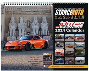 Stance Auto Magazine JDM Bk1 2024 Wall calendars (US & CA Only)