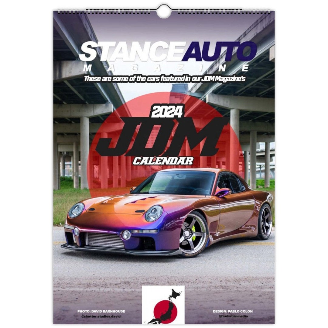 JDM 2024 A3 Wall Calendars Etsy Canada