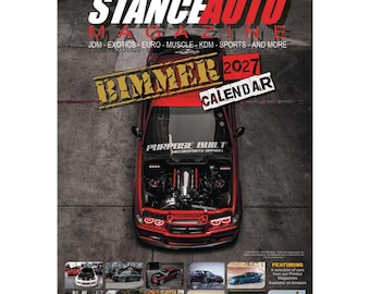 Stance Auto Magazine Bimmer Wall Calendars 2027