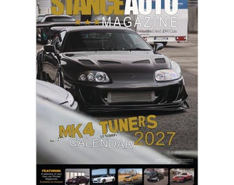 Stance Auto Magazine Mk4 Tuners Wall Calendar 2027