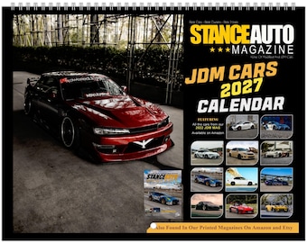 Stance Auto Magazine  Bagged JDM Cars 2027 Wall Calendar (US & CA)