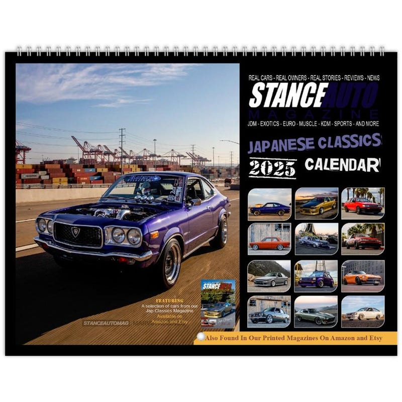 2025 Classic Cars Calendar Etsy