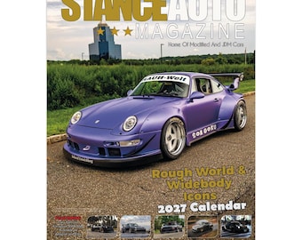 Stance Auto Magazine Rough World  Widebody Icons Wall Calendar 2027