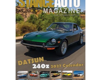 Datsun 240z  Wall Calendar 2027 – Stunning Photography | Stance Auto Magazine