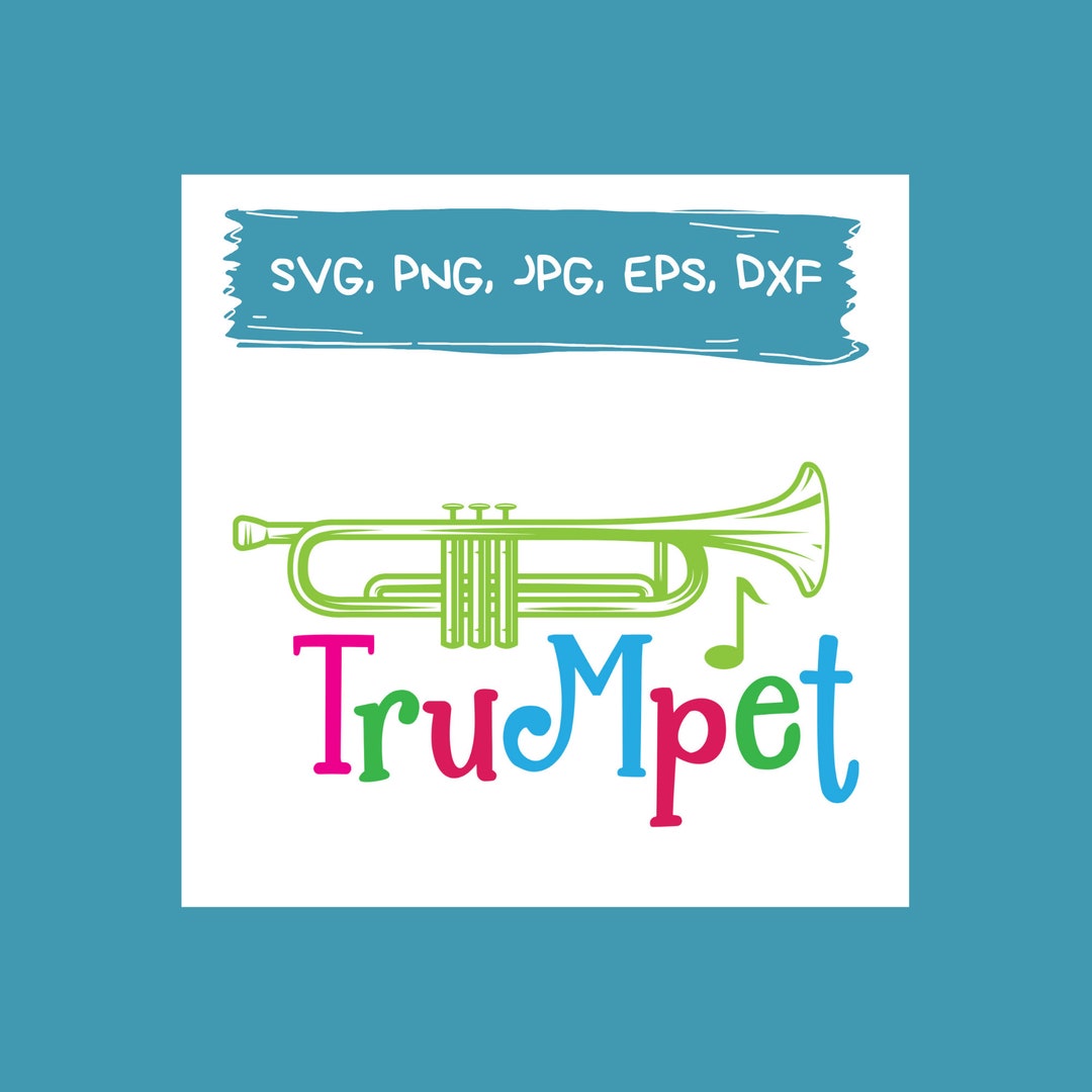 Trumpet Svg Musical Notes Silhouette Music Note SVG Music Notes Png ...