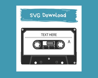 Retro cassette tape clip art Music Note SVG Music Symbols SVG | Instant Download | SVG Files for Cricut | Vinyl & Craft Cutting File