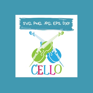 Cello svg Musical notes silhouette Music Note SVG music notes png Music Symbols SVG | SVG Files for Cricut | Vinyl & Craft Cutting File