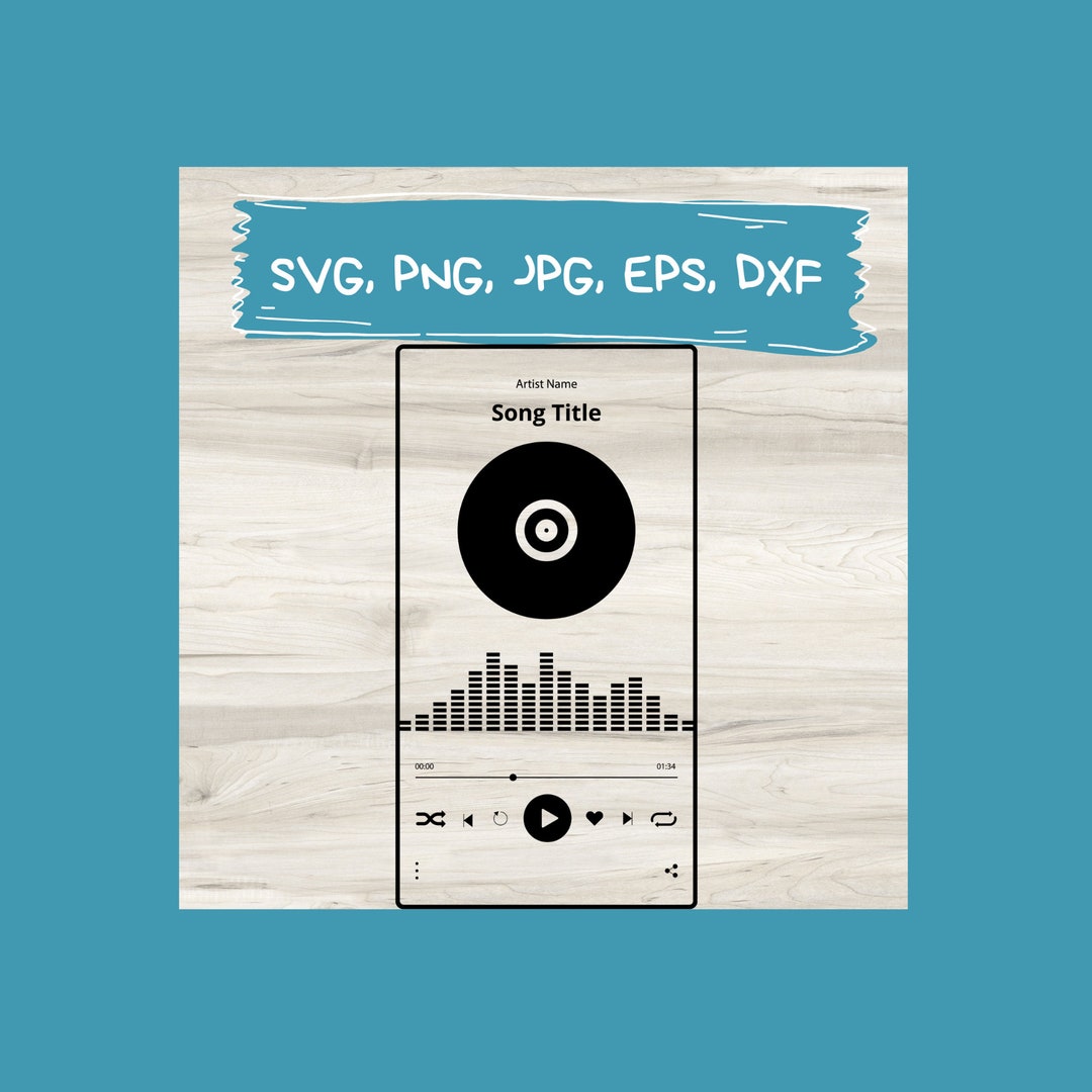 Music Player Svg 5 Spotify Music Player Svg Music Notes Cup Wrap Svg ...