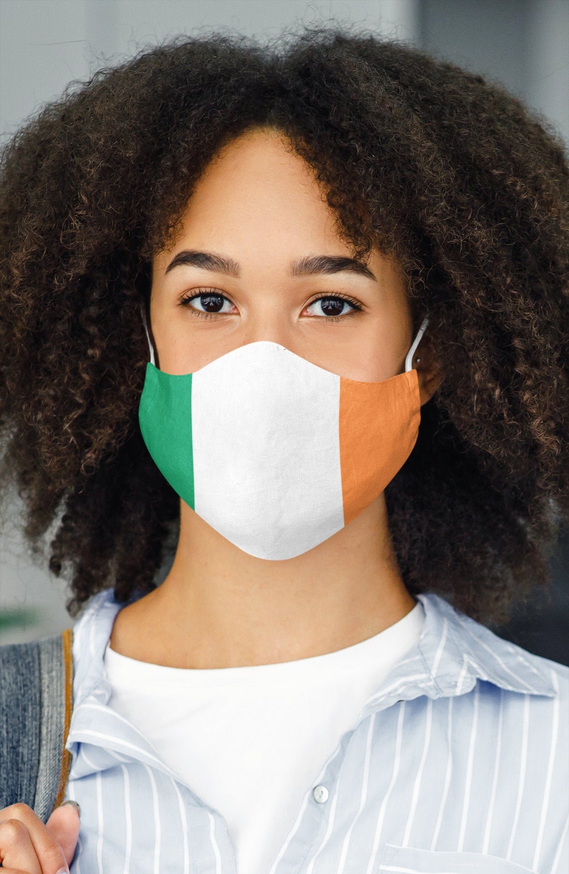 Irish Flag Face Mask with Filter Pocket Protective Etsy