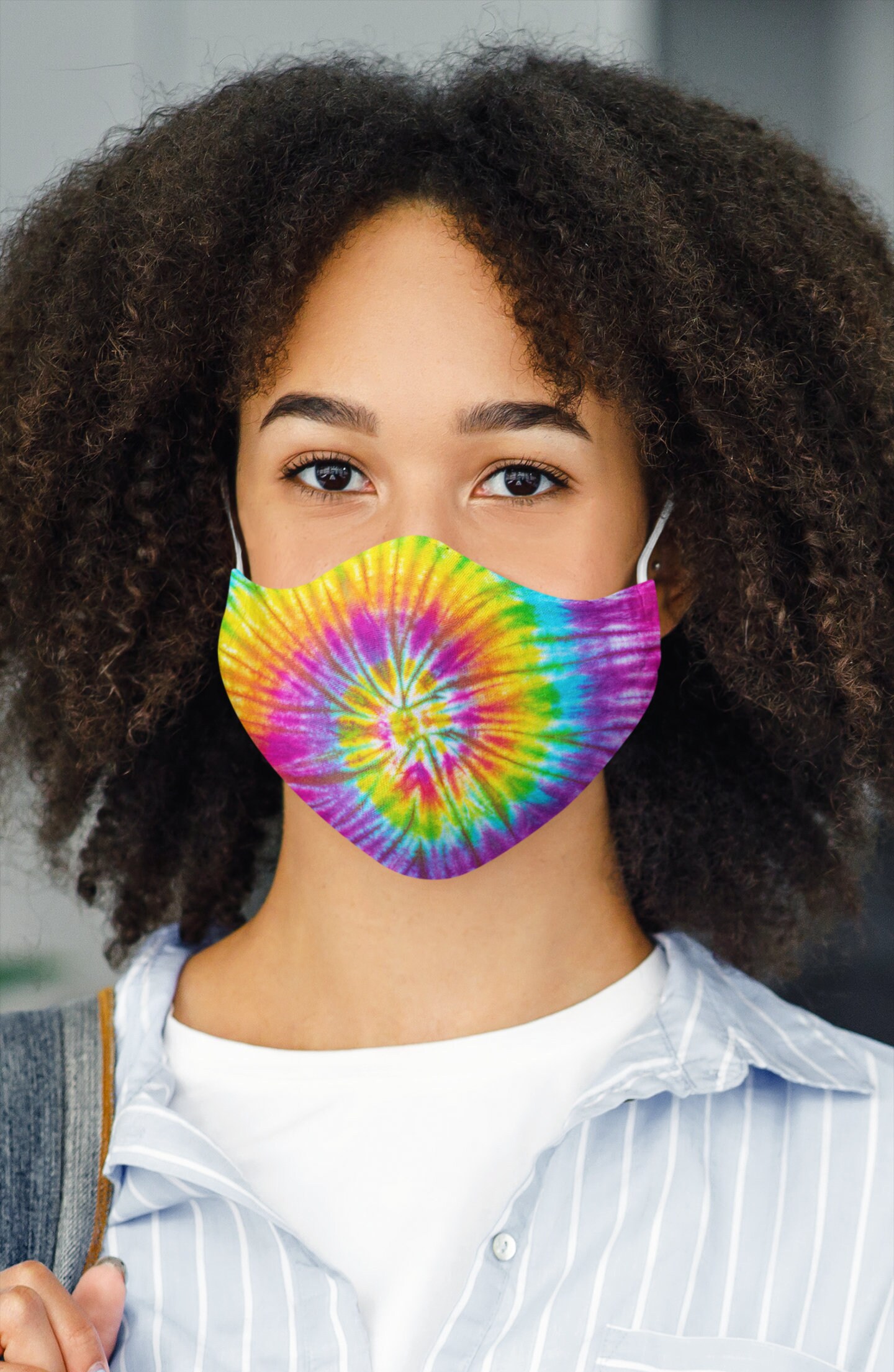 Tie Dye Face Mask Teenadult H110117 Etsy 