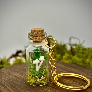 Mushroom keychain