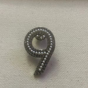 Number 9 Brooch - Etsy