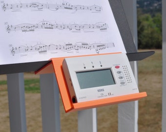 Tuner / Metronome Holder for Music Stand