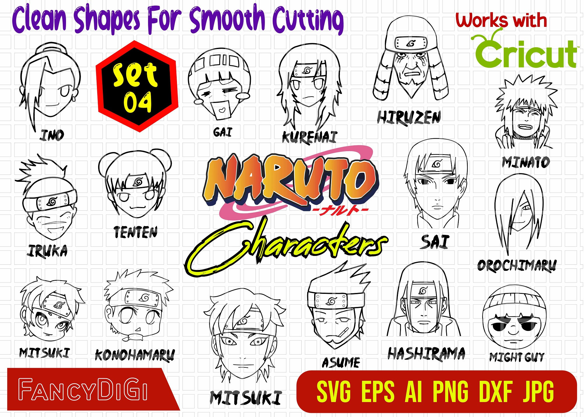 Naruto Cricut - Etsy