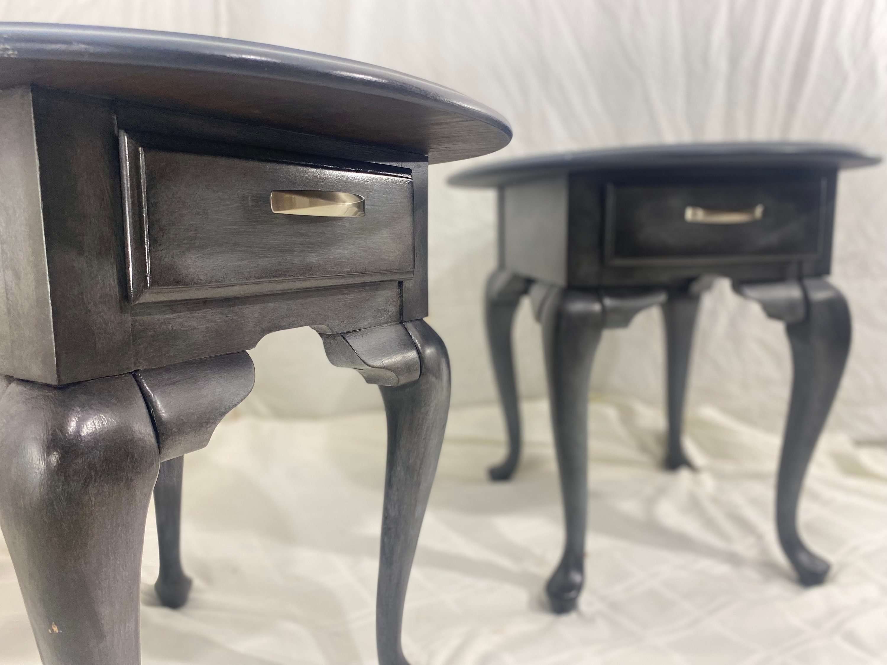 DISTRESS END TABLE , Pair Side Table , Hand Painted Finishing, Vintage ...