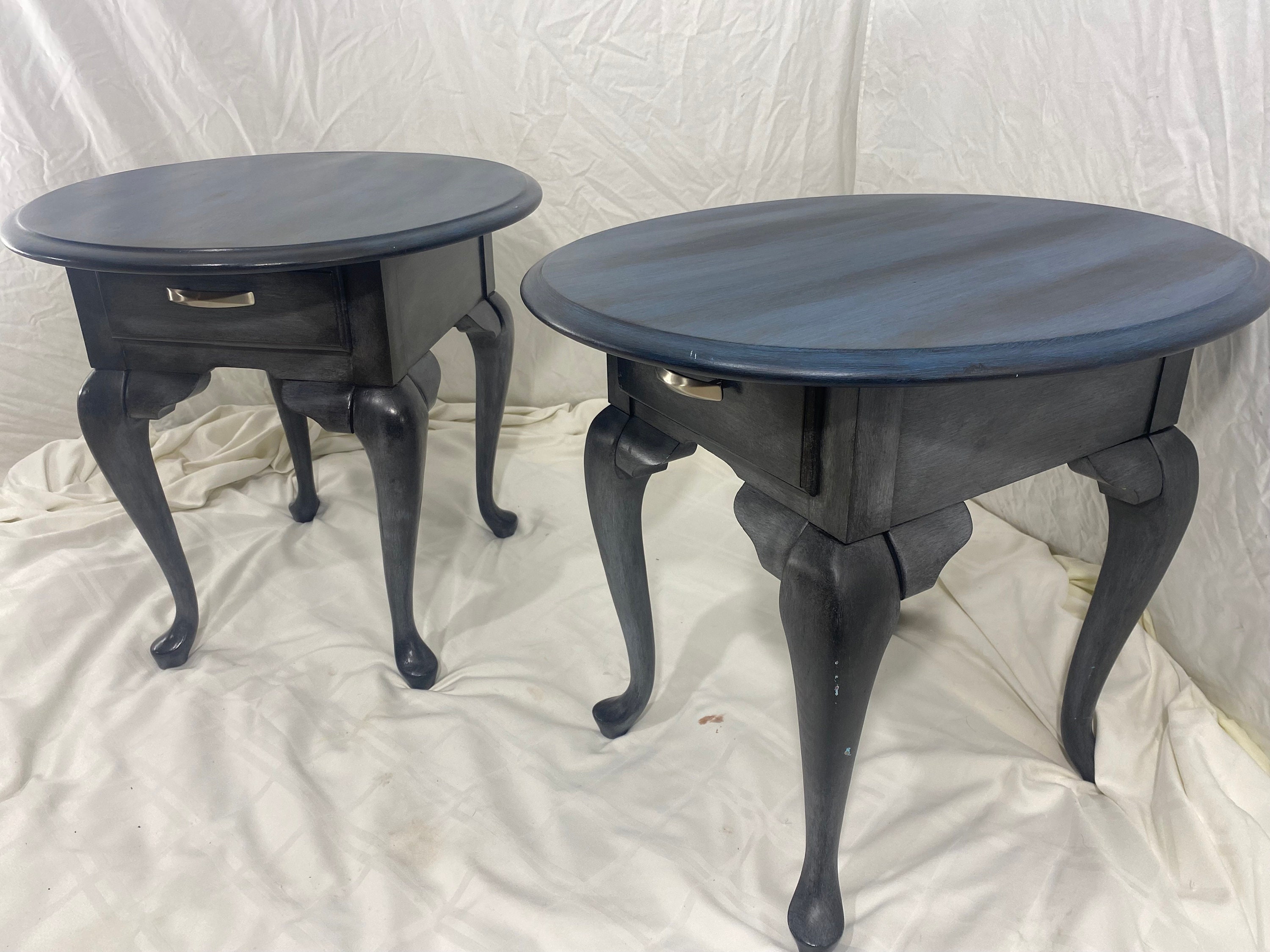 DISTRESS END TABLE , Pair Side Table , Hand Painted Finishing, Vintage ...