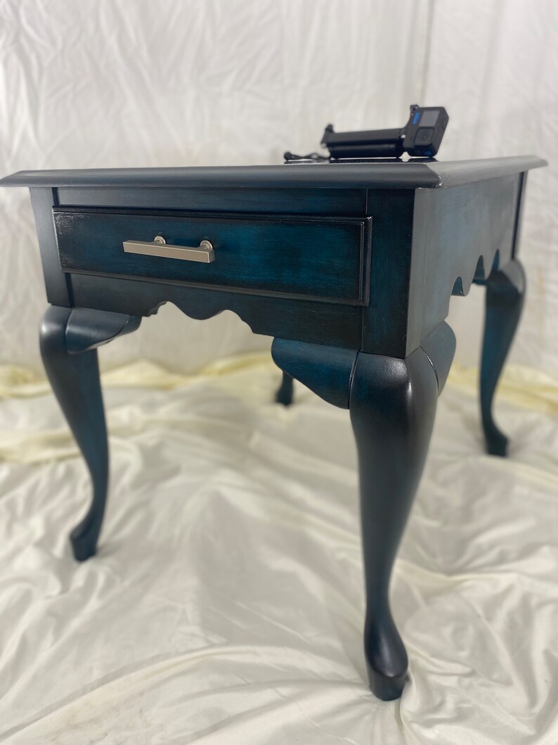 Photo inspiration: Gallery Detail: Green End Table With Custom Green Black Distress Finishes Vintage