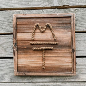 Livestock Brand Rope Wall Sign (READ ITEM DESCRIPTION) - Etsy