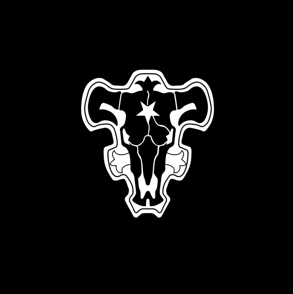 Black Bulls Vinyl Decal Stickers Etsy