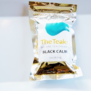 BLACK CALM| Loose Leaf tea| Black Tea| Loose Tea| Teaks Tea| Tea Sampler| Tea