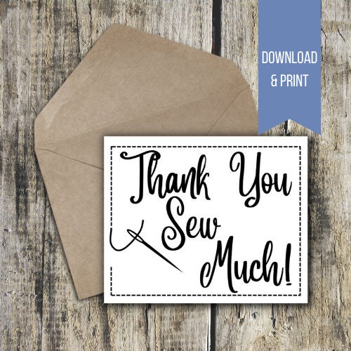 Wailozco 1.5'' Thank You Sew Much Stickers,Thank You Stickers,Handmade  Stickers,Business Stickers,Sewing Stickers for Online Retailers,Handmade