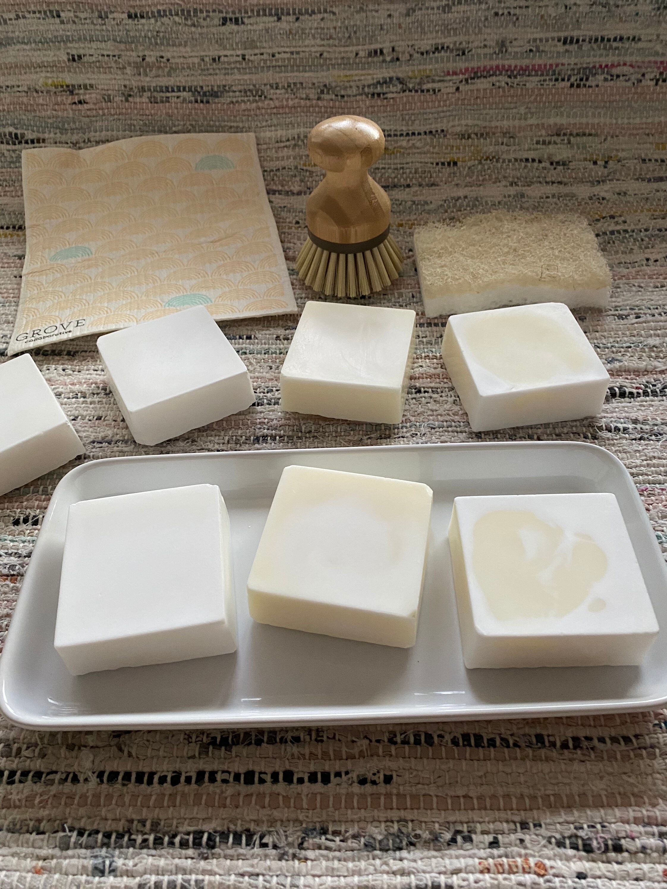 Solid dishwashing soap vegan organic zero waste eco Etsy