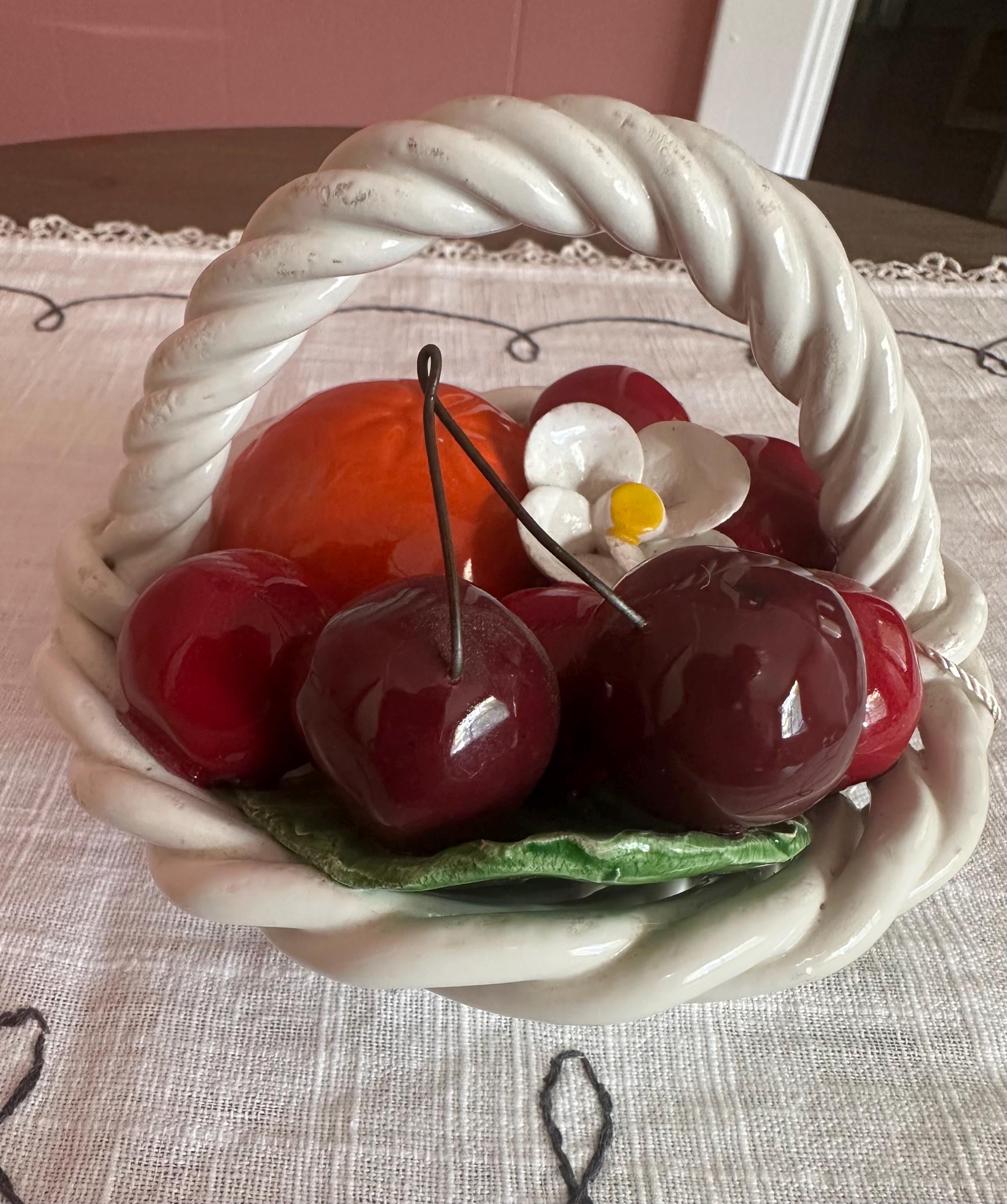 Capodimonte Porcelain Fruit - Etsy