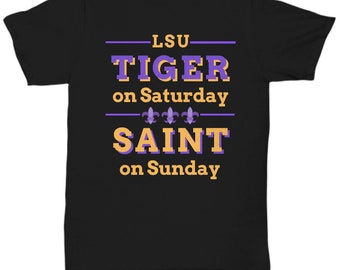 tiger on saturday saint on sunday