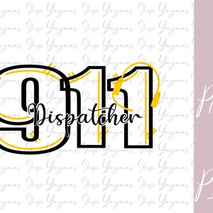911 verzender headset sublimatie png-bestand ALLEEN digitale download