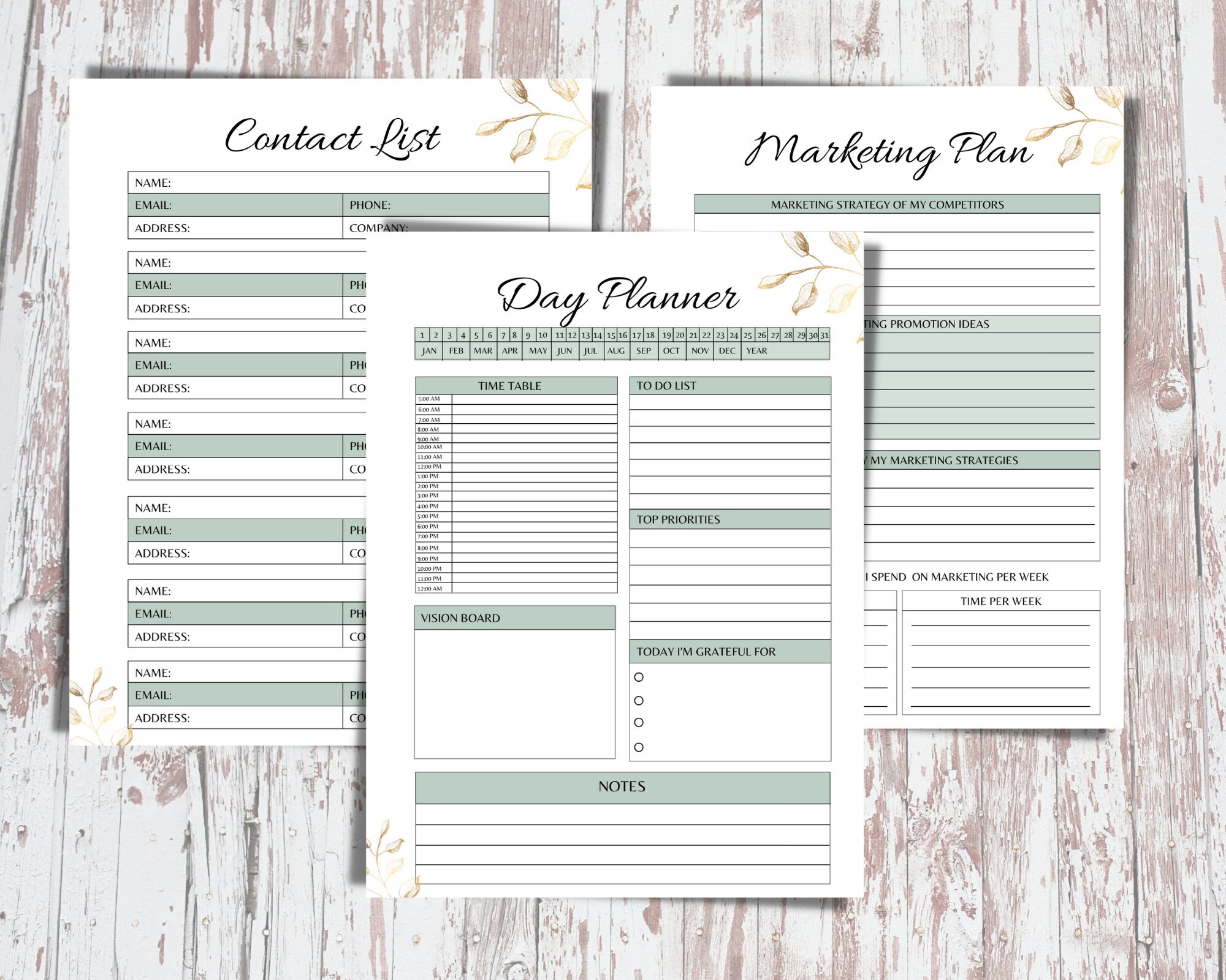 Small Business Planner Printable, Home Business Planner for Women ...