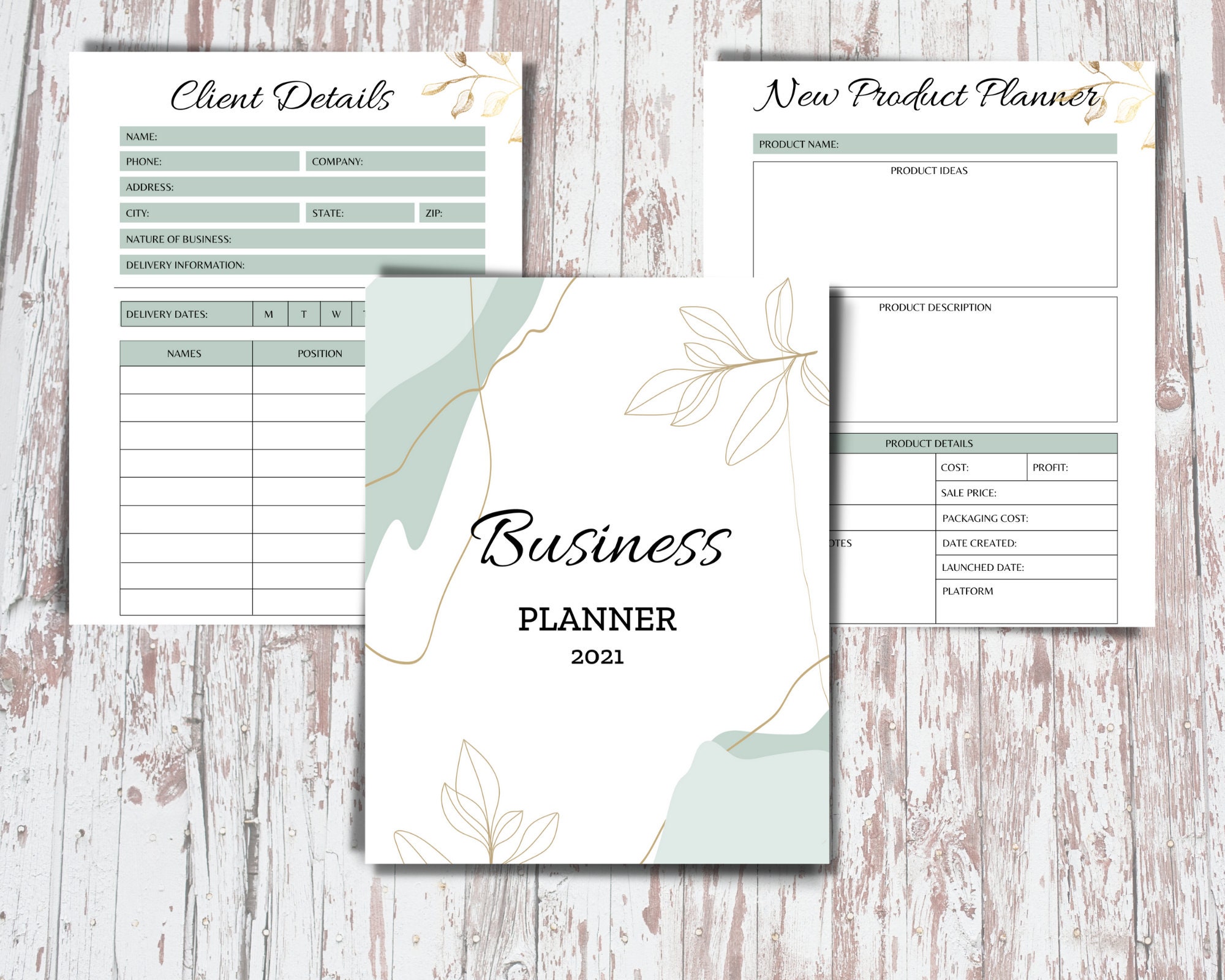Small Business Planner Printable, Home Business Planner for Women ...