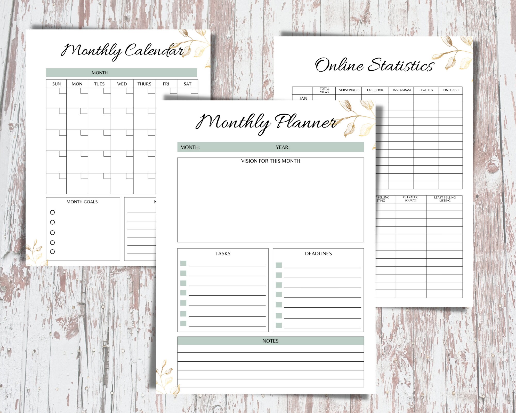 Small Business Planner Printable, Home Business Planner for Women ...