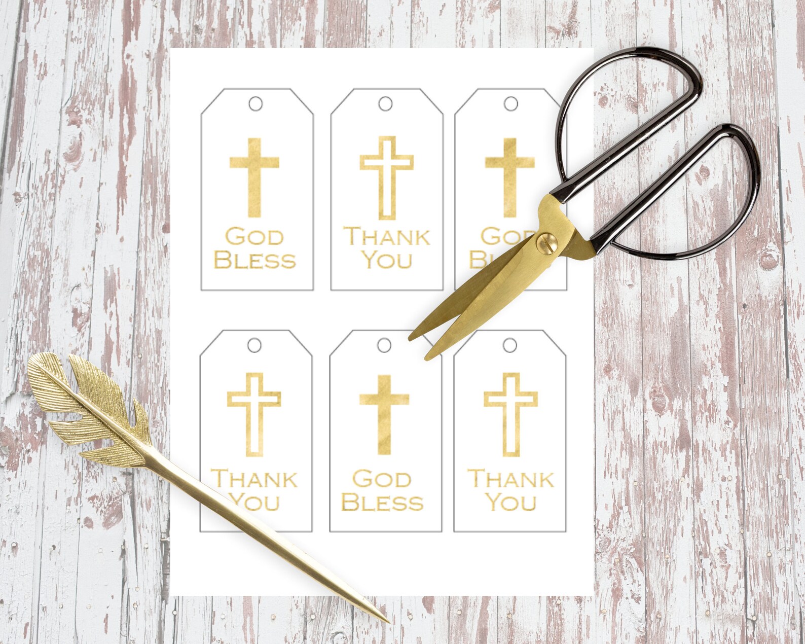 Printable First Holy Communion Favor Tags Gift Tag Gold Etsy España