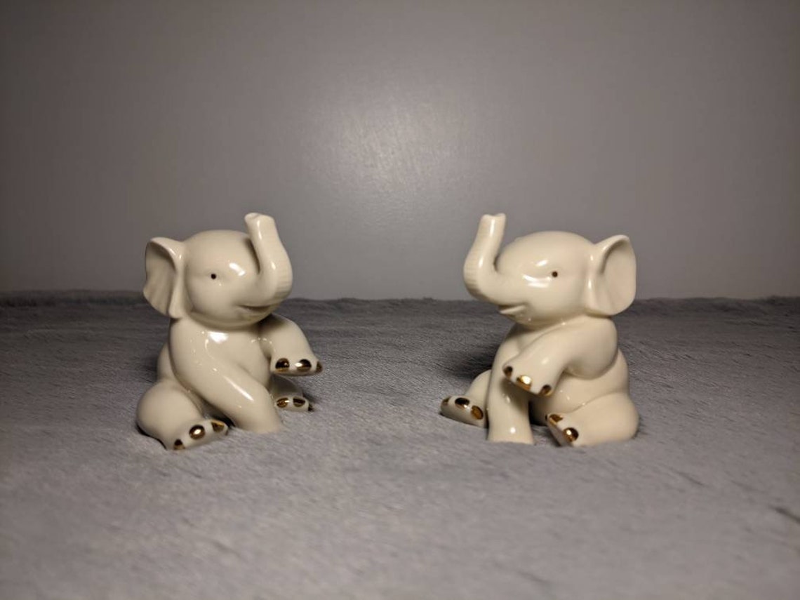 lenox crystal elephant figurines