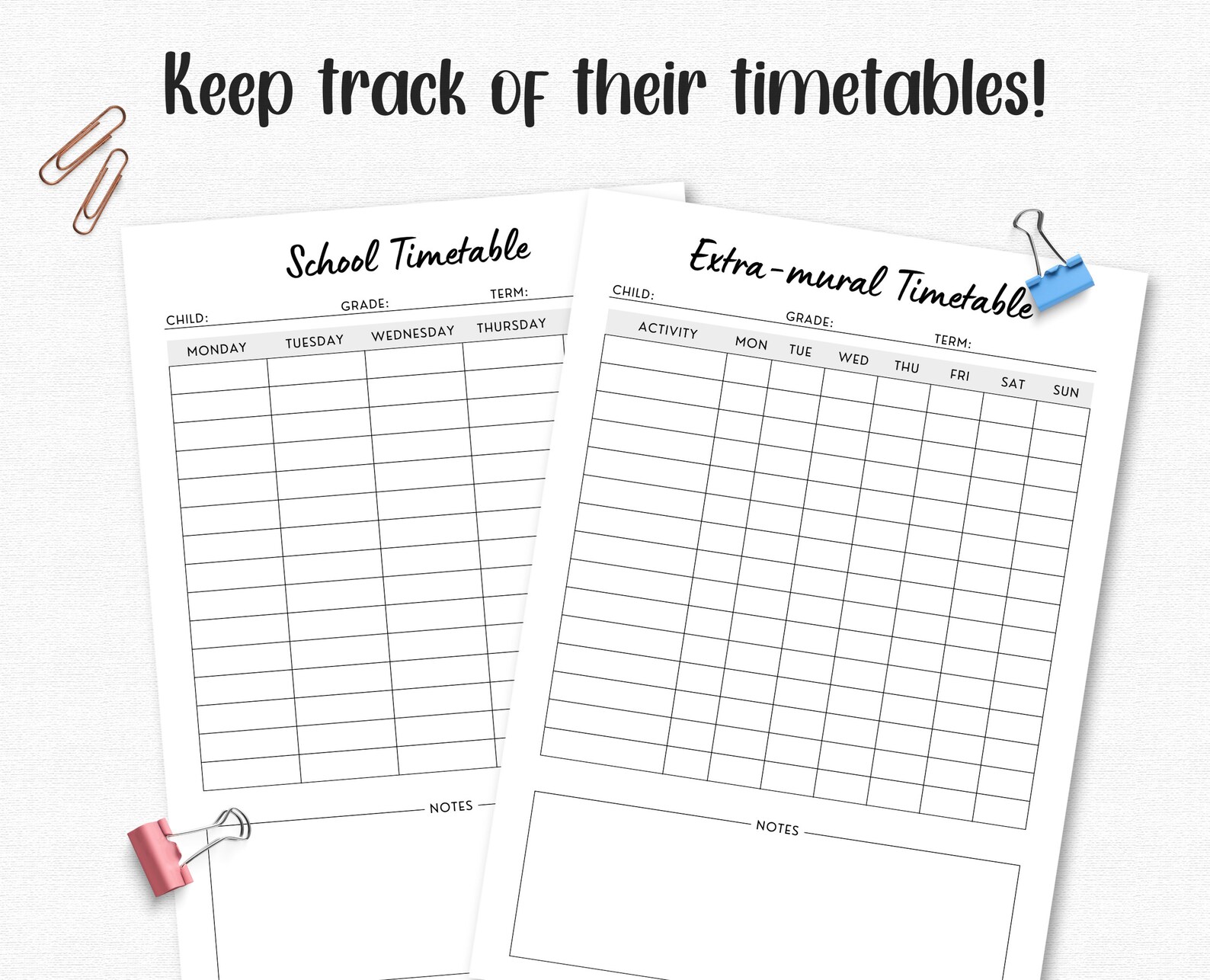 Back to School Printable Planner for Parents Back to School - Etsy