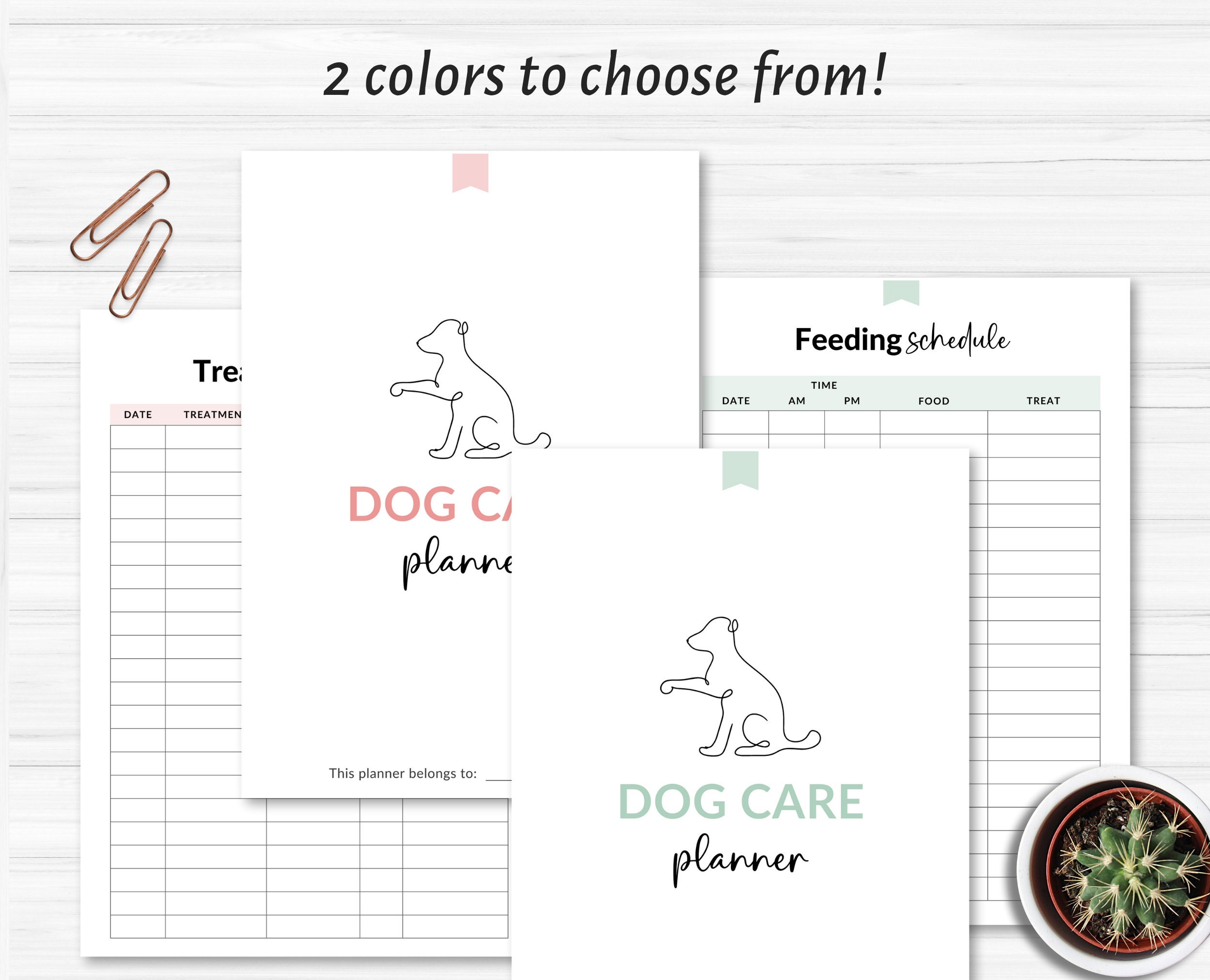 Printable Dog Care Journal Pet Planner Dog Mum Planner Dog Etsy Australia