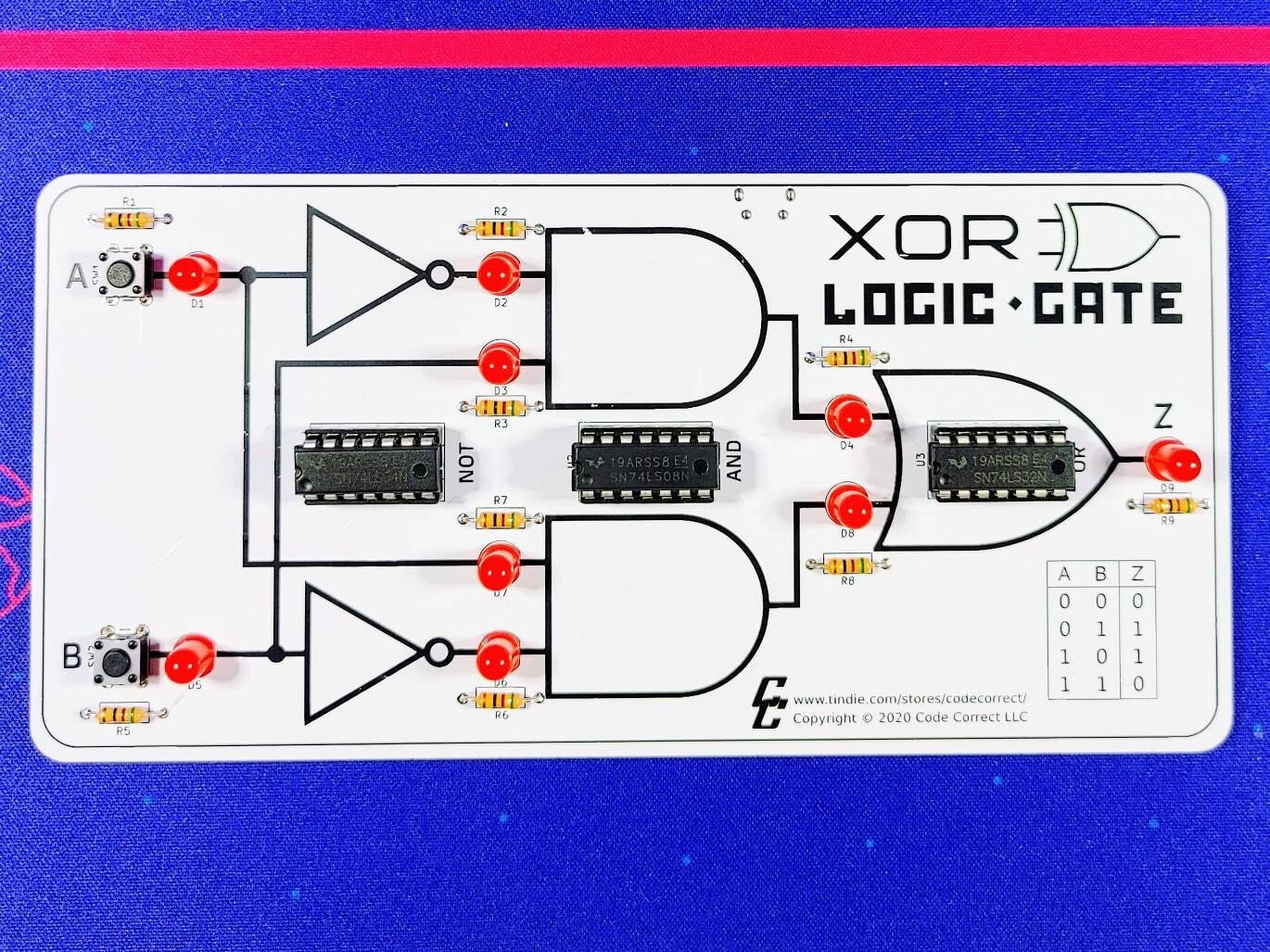 Logic Gates Learning Kit 3 XOR Etsy