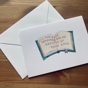Baby shower card, Christian baby card, bible verse, birth congratulations