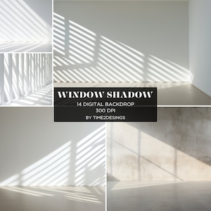Window Shadow Digital Backdrop Overlays for Photoshop Maternity Wedding Backdrops Photography Overlays
