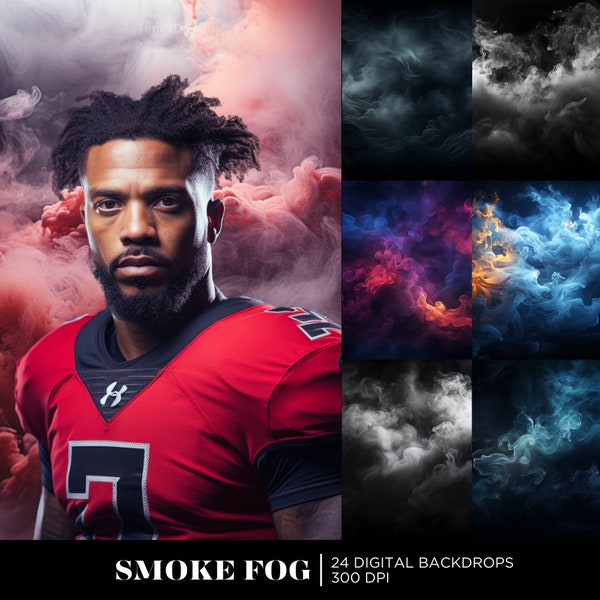 Smoke Fog Digital Photography Backdrop Smoke Effects Fog Background Photoshop Overlays Backdrops for Sports