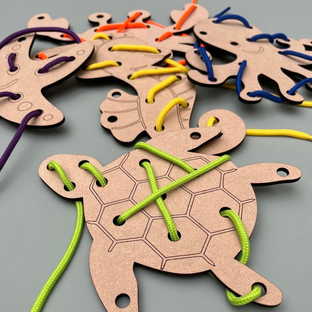 Threading Object Threading Shape Activity Set - Etsy UK