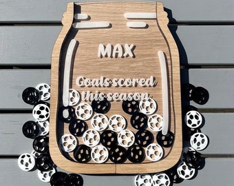 Football Goal Counting Jar