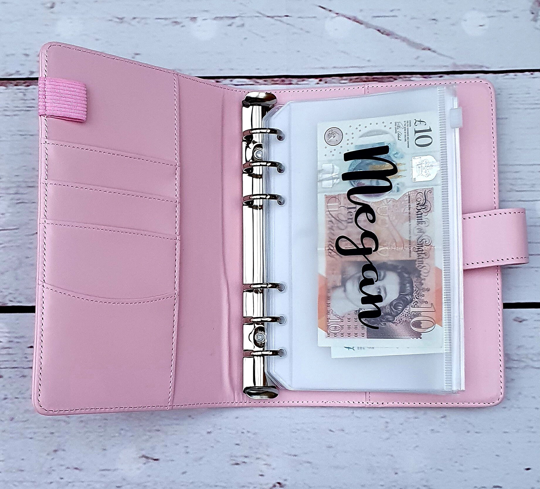 Bill Binder/Money organiser Etsy