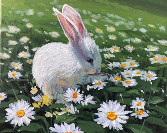 Acrylic Painting Rabbit