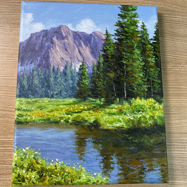 Acrylic Painting Tree Etsy