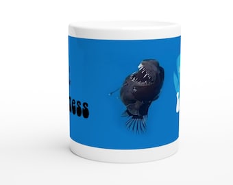 Angler Sad Fish Tiktok Meme Mug
