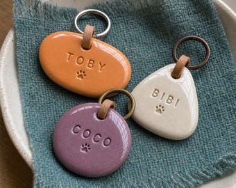 Customized pet identification tags, personalized dog name tags, double-sided engraving, dog mom gifts