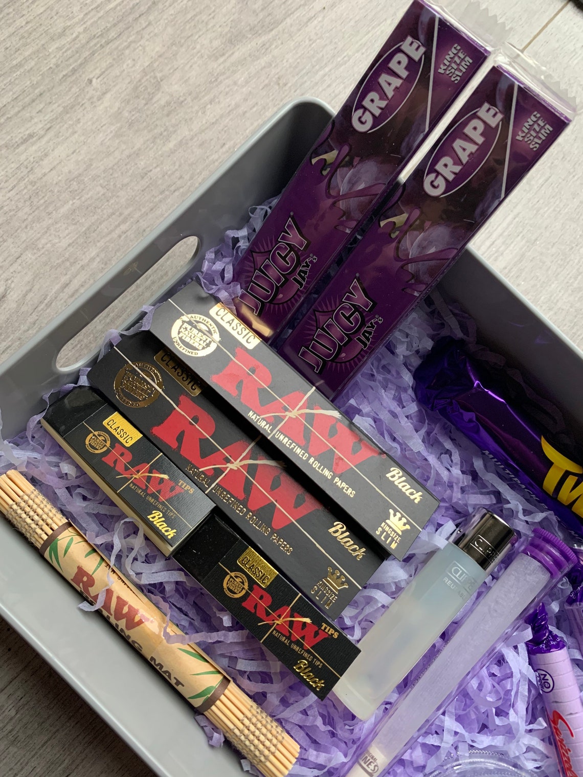 Pink Weed Smoking Gift box Gifts for Her Personalised Gift Etsy