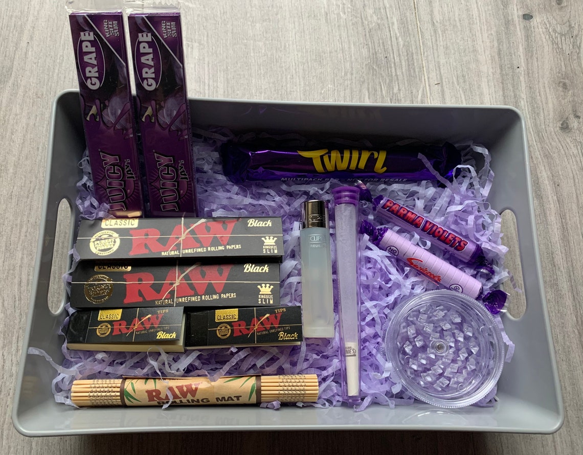 Caja de regalo para fumar de marihuana rosa regalos para Etsy